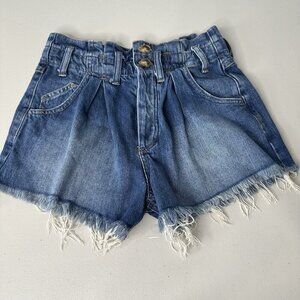 We The Free Jean Shorts XS See You Sometime Cut‎ Offs Blue